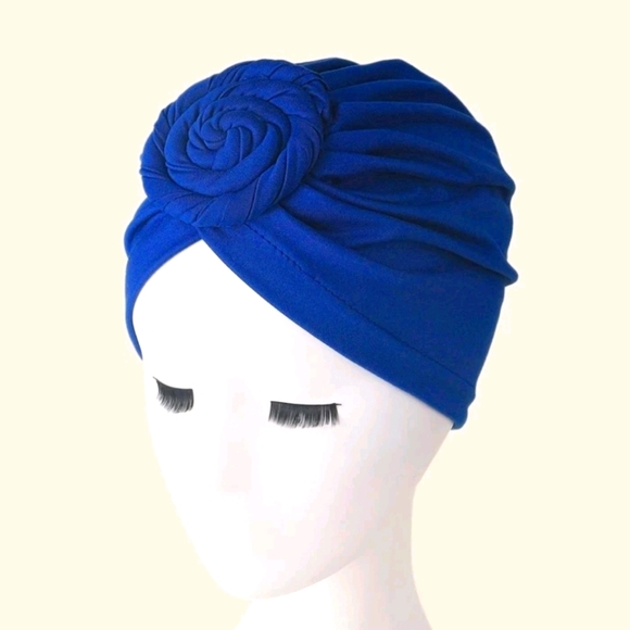 Accessories - Blue turban hat